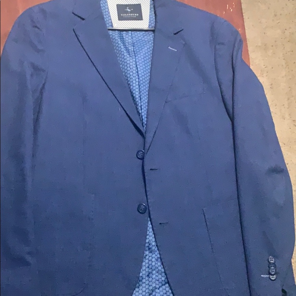 Electric Blue Tailorbyrd Blazer 40R
